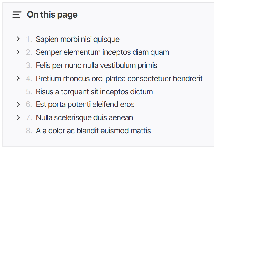 Joli Table Of Contents — Collapsible Headings